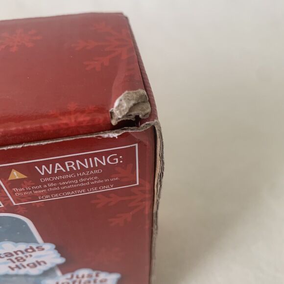 Snowman Inflatable Holiday Mailbox Cover and Topper - Picture 4 of 6